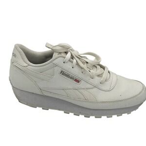 Reebok Princess Sneakers White Leather Walking Shoes Women's 9.5